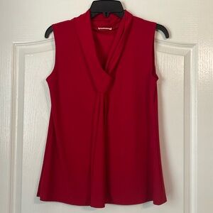 Beautiful red sleeveless blouse size small